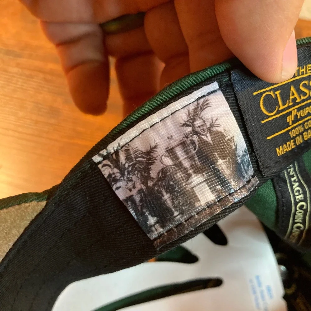 Bobby Jones Golf Hat Buffalo Nickel Impregnable Quadrilateral Green Strapback